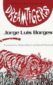 Cover of: Dreamtigers by Jorge Luis Borges