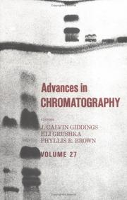 Cover of: Advances in Chromatography | J. Calvin Giddings