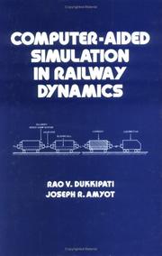 Cover of: Computer-aided simulation in railway dynamics