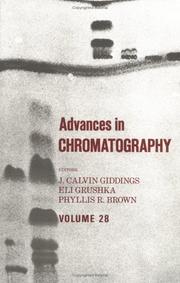 Cover of: Advances in Chromatography by J. Calvin Giddings, J. Calvin Giddings