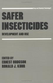 Cover of: Safer insecticides: development and use