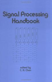 Cover of: Signal processing handbook by edited by C.H. Chen.