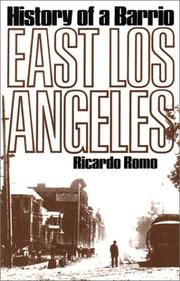 Cover of: East Los Angeles by Richardo Romo