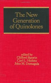 Cover of: The New generation of quinolones | 