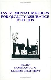 Cover of: Instrumental methods for quality assurance in foods