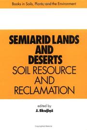 Cover of: Semiarid lands and deserts by edited by J. Skujin̦š.
