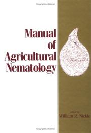 Cover of: Manual of agricultural nematology