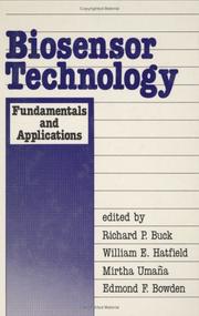 Cover of: Biosensor technology by edited by Richard P. Buck ... [et al.].