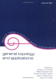 Cover of: General topology and applications: fifth Northeast conference