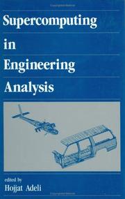 Cover of: Supercomputing in engineering analysis by edited by Hojjat Adeli.