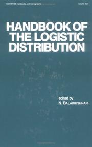 Cover of: Handbook of the logistic distribution