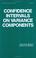 Cover of: Confidence intervals on variance components