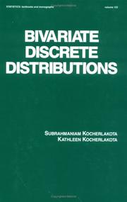 Bivariate discrete distributions by Kocherlakota, Subrahmaniam