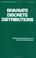 Cover of: Bivariate discrete distributions