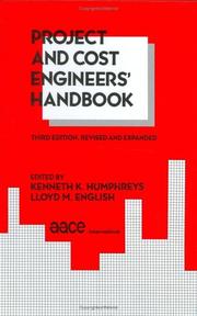Cover of Project and cost engineers' handbook