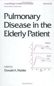 Pulmonary disease in the elderly patient by Donald A. Mahler