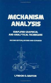 Mechanism analysis by Lyndon O. Barton