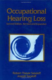 Cover of: Occupational hearing loss