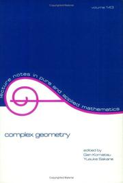 Cover of: Complex geometry: proceedings of the Osaka international conference