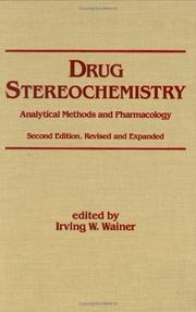 Cover of: Drug stereochemistry | 
