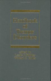 Cover of: Handbook of tremor disorders