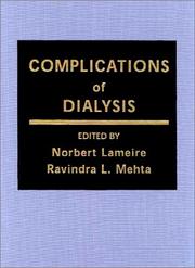 Cover of: Complications of Dialysis by 