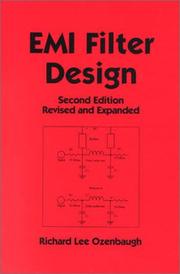 Cover of: EMI Filter Design Second Edition Revised and Expanded