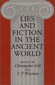 Cover of: Lies and fiction in the ancient world