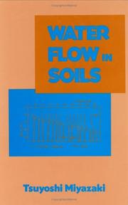 Cover of: Water flow in soils