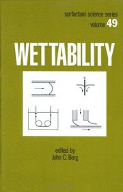 Cover of: Wettability