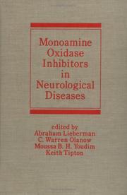 Cover of: Monoamine oxidase inhibitors in neurological diseases