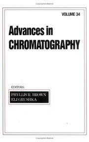 Cover of: Advances in Chromatography, Volume 34