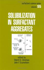 Solubilization in surfactant aggregates by Christian