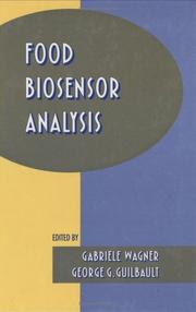 Cover of: Food biosensor analysis | 