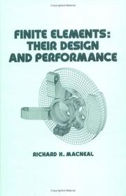 Cover of: Finite Elements (Mechanical Engineering (Marcell Dekker)) by Richard H. MacNeal