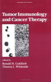 Cover of: Tumor immunology and cancer therapy