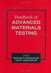 Cover of: Handbook of advanced materials testing