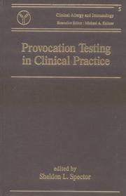 Cover of: Provocation testing in clinical practice