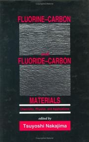 Cover of: Fluorine-carbon and Fluoride-carbon Materials