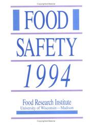 Cover of: Food Safety 1994