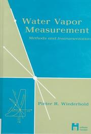 Water vapor measurement by Pieter R. Wiederhold