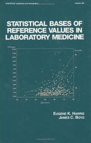 Cover of: Statistical bases of reference values in laboratory medicine