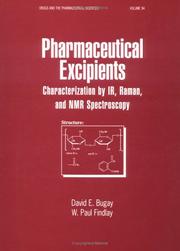 Pharmaceutical excipients by David E. Bugay