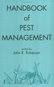 Cover of: Handbook of Pest Management (Books in Soils, Plants, and the Environment, V. 73.)