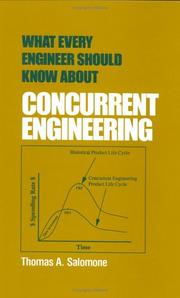 Cover of: What every engineer should know about concurrent engineering