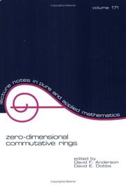 Zero-dimensional commutative rings by John H. Barrett Memorial Lectures and Conference on Commutative Ring Theory (1994 University of Tennessee-Knoxville)