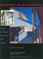 Cover of: Geometry in Architecture: Texas Buildings Yesterday and Today