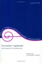 Cover of: Function Spaces by Krzysztof Jarosz