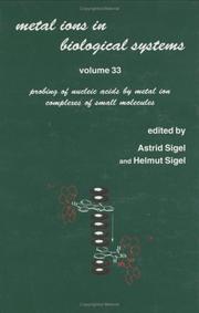 Cover of: Metal Ions in Biological Systems