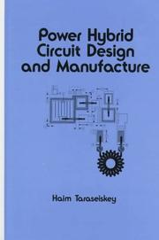 Cover of: Power hybrid circuit design and manufacture